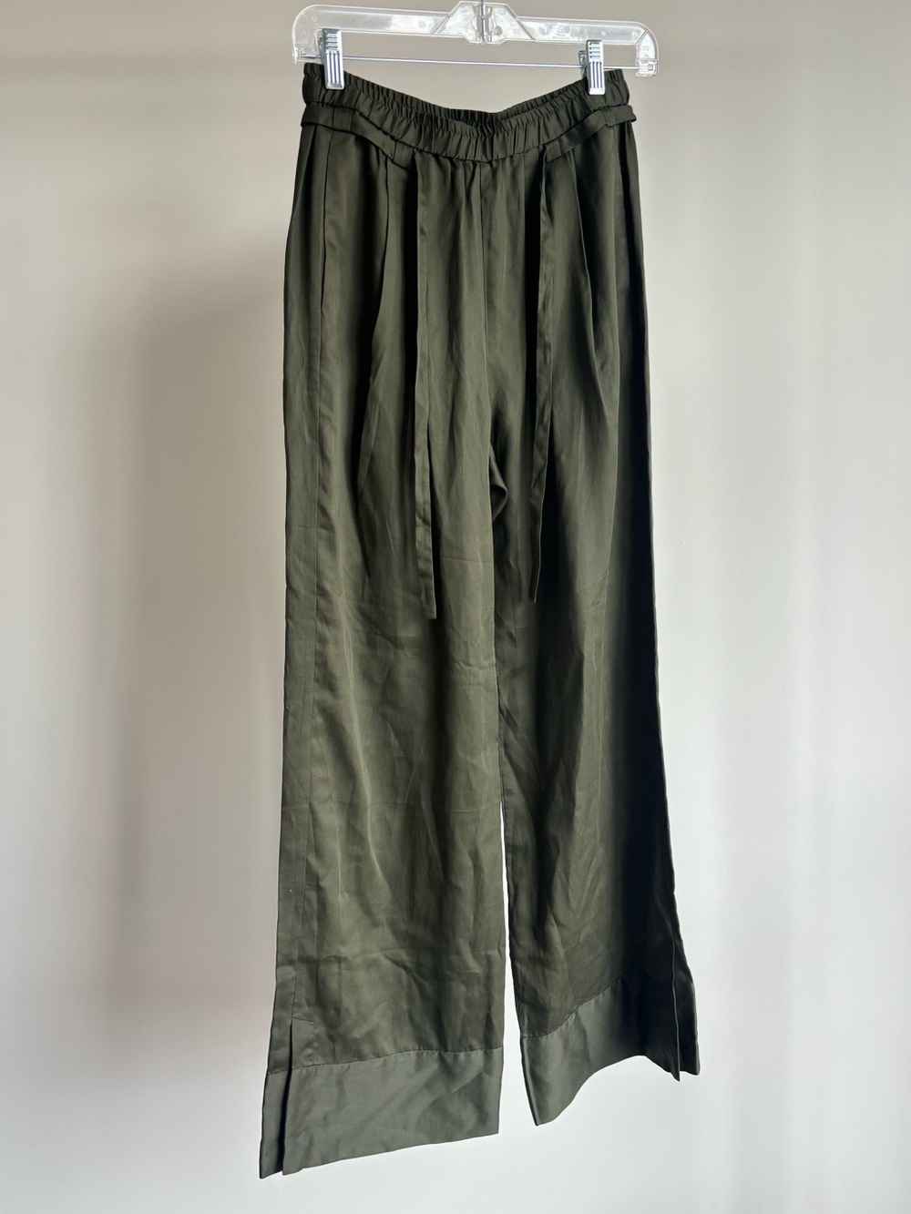 Darling Green Tencel Pant Belted